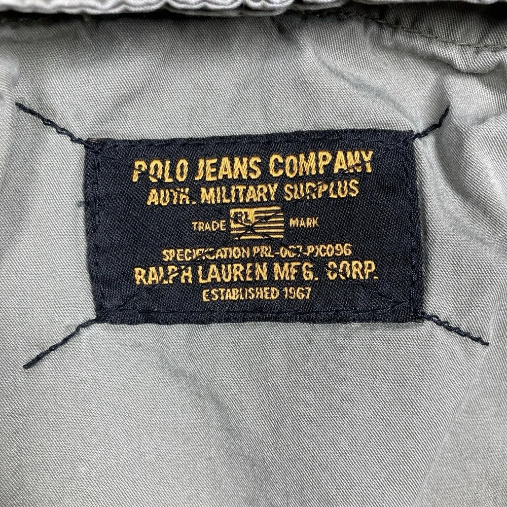 Polo Shorts Mens 34 Olive Green Cargo 12 in Inseam‎ Military Surplus Gorpcore